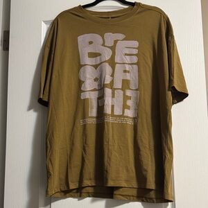 NWT Prana Retro Olive Oversized Tee
